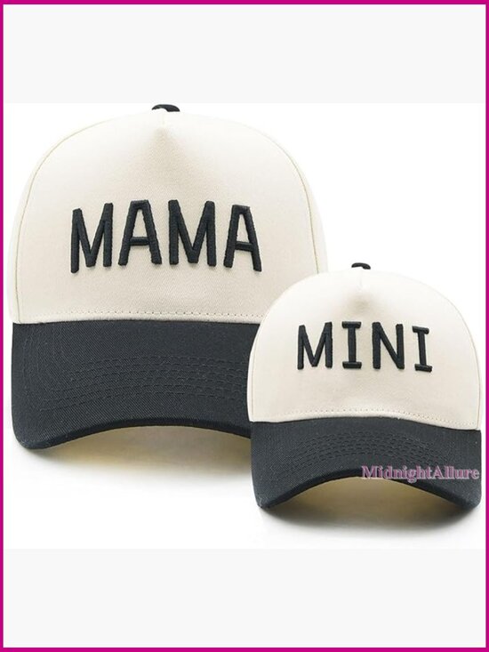 Family Matching Baseball Caps - Embroidered Papa Mama Mini, Adjustable Snapback main image 7